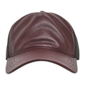 Maroon-Black - Side - Flexfit By Yupoong Mens Trucker Cap