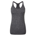 Black Melange - Front - TriDri Womens-Ladies Seamless 3D Fit Sculpt Vest