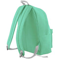 Mint Green-Light Grey - Back - Bagbase Original Plain Backpack