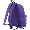 Purple - Back - Bagbase Original Plain Backpack