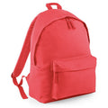 Coral - Front - Bagbase Original Plain Backpack