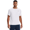 White-Grey - Side - Under Armour Mens Tech T-Shirt