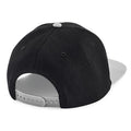 Black-Grey - Back - Beechfield 6 Panel Snapback Cap