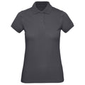 Dark Grey - Front - B&C Womens-Ladies Inspire Polo Shirt