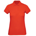 Fire Red - Front - B&C Womens-Ladies Inspire Polo Shirt