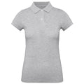 Heather Grey - Front - B&C Womens-Ladies Inspire Polo Shirt