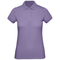 Millennial Lilac - Front - B&C Womens-Ladies Inspire Polo Shirt