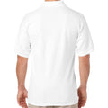 White - Back - Gildan Mens Classic DryBlend Polo Shirt