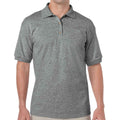 Graphite Heather - Front - Gildan Mens Classic DryBlend Polo Shirt