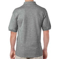 Graphite Heather - Back - Gildan Mens Classic DryBlend Polo Shirt