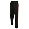 Black-Red - Lifestyle - Finden & Hales Unisex Adult Tracksuit Bottoms