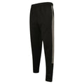 Black-Gunmetal Grey - Front - Finden & Hales Unisex Adult Tracksuit Bottoms