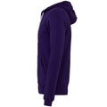 Team Purple - Side - Bella + Canvas Unisex Adult Fleece Full Zip Hoodie