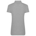 Heather Grey - Back - PRO RTX Womens-Ladies Polo Shirt