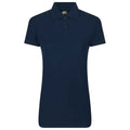 Navy - Front - PRO RTX Womens-Ladies Polo Shirt