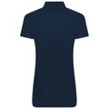 Navy - Back - PRO RTX Womens-Ladies Polo Shirt