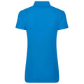 Sapphire Blue - Back - PRO RTX Womens-Ladies Polo Shirt