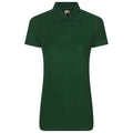 Bottle Green - Front - PRO RTX Womens-Ladies Polo Shirt