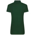 Bottle Green - Back - PRO RTX Womens-Ladies Polo Shirt