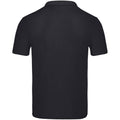 Black - Back - Fruit Of The Loom Mens Original Polo Shirt