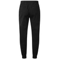 Black - Back - Asquith & Fox Mens Twill Jogging Bottoms