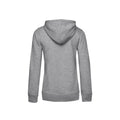 Grey Heather - Back - B&C Womens-Ladies Organic Hoodie