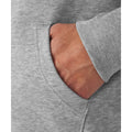 Heather Grey - Pack Shot - B&C Mens Organic Zipped Hoodie