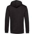 Black - Back - B&C Mens Organic Zipped Hoodie