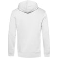 White - Back - B&C Mens Organic Zipped Hoodie