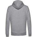 Heather Grey - Side - B&C Mens Organic Zipped Hoodie