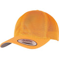 Neon Orange - Front - Flexfit Unisex Adult Omnimesh Mesh Cap