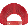 Red - Back - Flexfit Unisex Adult Omnimesh Mesh Cap