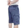 Navy - Side - Portwest Mens Cargo Shorts