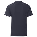 Deep Navy - Back - Fruit of the Loom Girls Iconic Heather T-Shirt