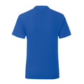 Royal Blue - Back - Fruit of the Loom Girls Iconic Heather T-Shirt