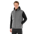 Grey - Back - Result Mens Promo Body Warmer