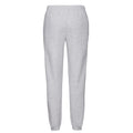 Grey Heather - Back - Fruit Of The Loom Mens Classic 80-20 Jogging Bottoms