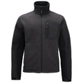 Black - Front - Stanley Mens Brady Knitted Fleece Jacket