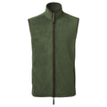 Moss Green-Brown - Front - Premier Mens Artisan Fleece Gilet