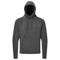 Charcoal - Front - TriDri Mens Microfleece Hoodie