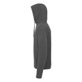 Charcoal - Side - TriDri Mens Microfleece Hoodie