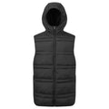 Black - Front - 2786 Mens Latitude Hooded Body Warmer