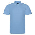 Sky Blue - Front - PRO RTX Mens Pro Polo Shirt