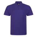 Purple - Front - PRO RTX Mens Pro Polo Shirt