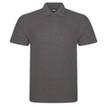 Charcoal - Front - PRO RTX Mens Pro Polo Shirt