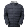 Navy-Light Grey - Front - 2786 Mens Traverse Padded Jacket