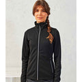 Black - Back - Premier Womens-Ladies Sustainable Zipped Jacket