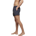 Navy - Side - Build Your Brand Mens Swim Shorts