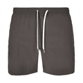 Dark Shadow - Front - Build Your Brand Mens Swim Shorts