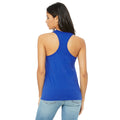 True Royal - Side - Bella + Canvas Womens-Ladies Jersey Racerback Tank Top